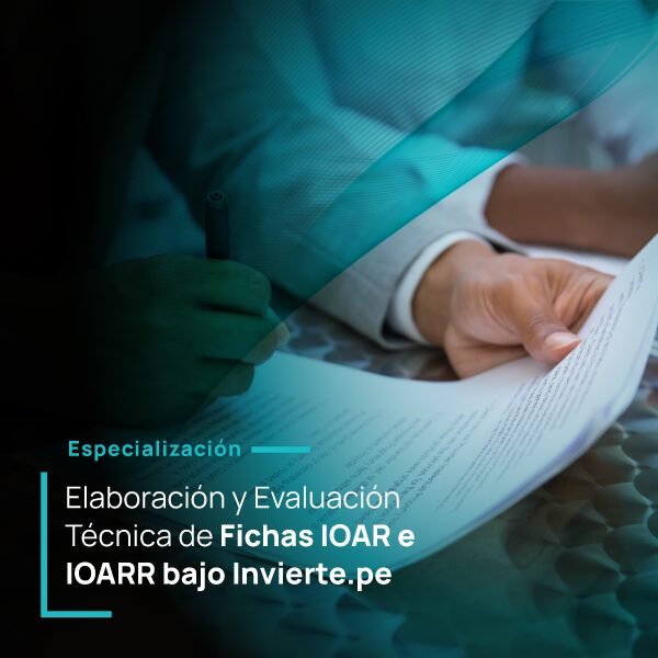 Elaboración y Evaluación Técnica de Fichas IOAR e IOARR bajo Invierte.pe